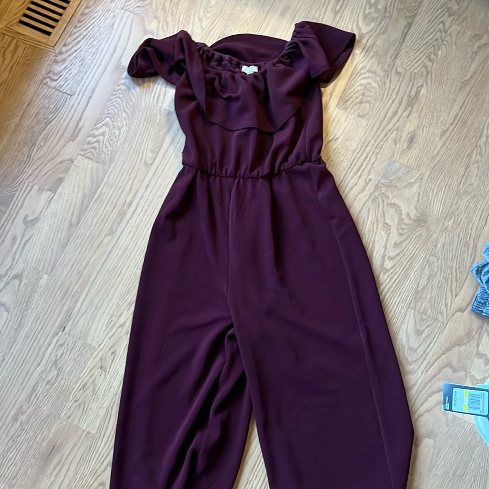 Maroon Jumpsuit